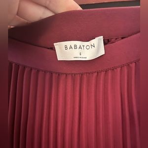 Babaton pleated skirt